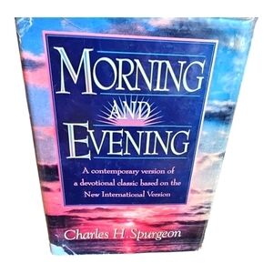 Morning and Evening: NIV Edition" by Charles Spurgeon Devotional Hardcover